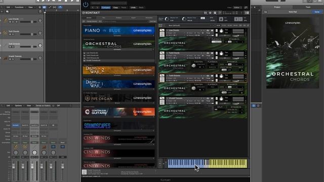 Cinesamples Orchestral Chords Walkthrough смотреть онлайн