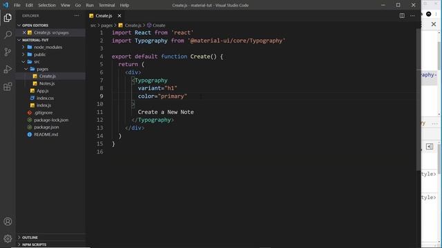 Material UI Tutorial #2 - Typography смотреть онлайн