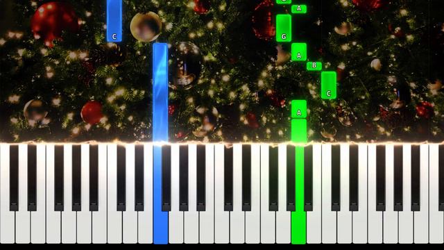 Silent Night | EASY Piano Tutorial смотреть онлайн