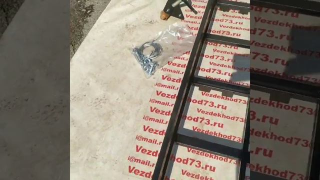 Силовые бампера багажники лестници порги защиты на УАЗ смотреть онлайн