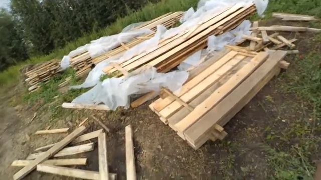 СТРОЮ КАРКАСНЫЙ ДОМ ОДИН! Шаг №8. Верхняя обвязка, каркасного дома. Лаги потолка. смотреть онлайн