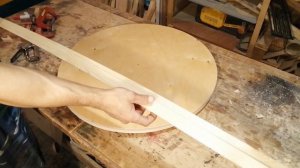 Круглая столешница ручным фрезером