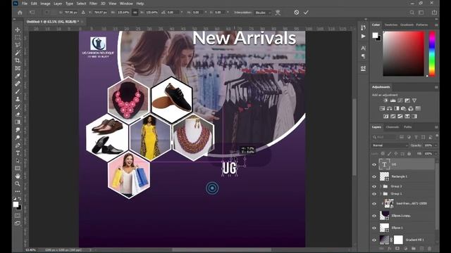 How To Design A Fashion Boutique Flyer in Photoshop | Fashion Flyer Design | Flyer Design смотреть онлайн