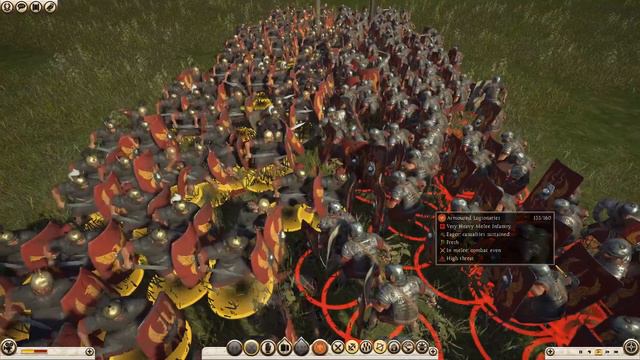 Total War: Rome II 1vs1: Armoured Legionaries vs First Cohort смотреть онлайн