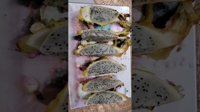 Жёлтая питахайя, драконий фрукт, видеообзор смотреть онлайн