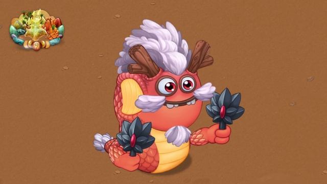Rare PongPing - Amber Island Wave 14 (My Singing Monsters)
