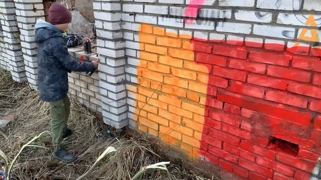 Рисую граффити и тест маркера KRINK смотреть онлайн