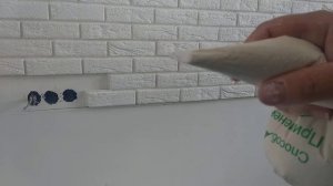 Затирка швов в гипсовых кирпичиках. Комментарий новичка