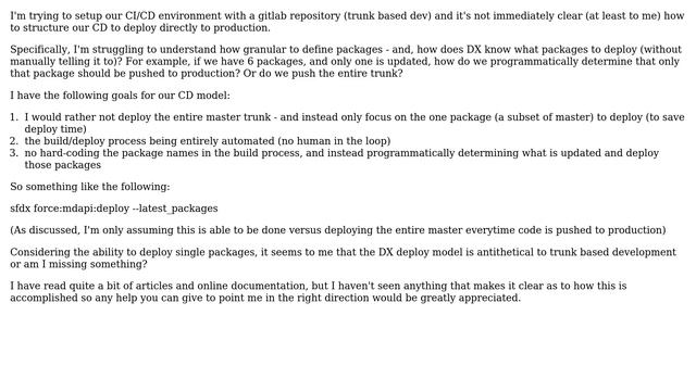 Salesforce: How to structure GIT repository and DX to enable continuous deployment? смотреть онлайн