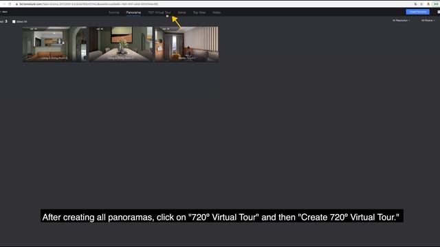 Homestyler Tutorial 19: How to create a 720º virtual tour смотреть онлайн