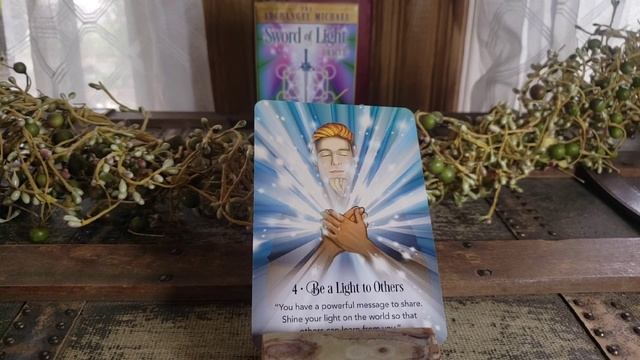 A Message From Archangel Michael The Sword Of Light Oracle Deck Card #4 Be A Light To Others #angel смотреть онлайн