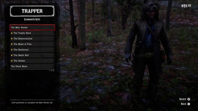 Red Dead Redemption 2 - Where to Sell Legendary Bear Pelt and Obtain BEAR HUNTER Set/ Locate Trappe смотреть онлайн
