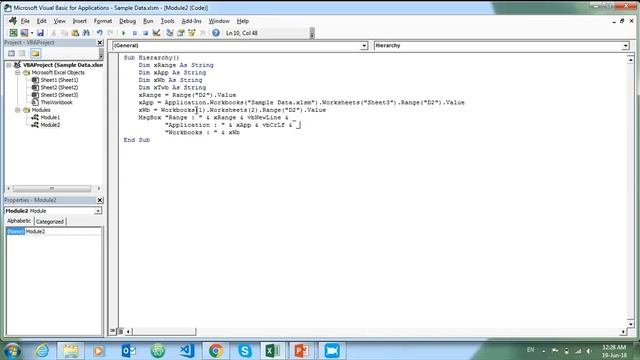 Excel VBA For Beginner : Workbook And Worksheet Objects