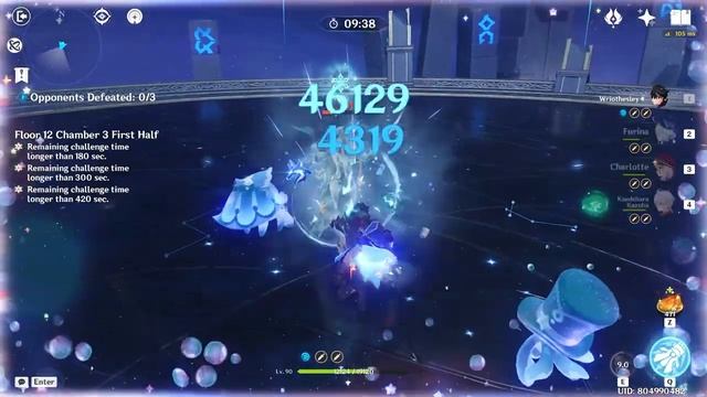 C0 Furina X Wriothesley Freeze & C0 Neuvillette Hyperbloom | Spiral Abyss 4.1/4.2 Floor 12 9 Stars