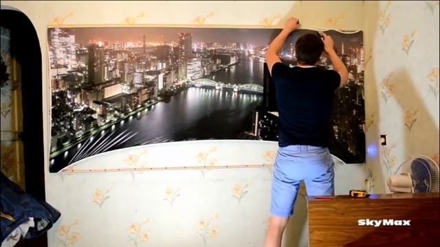 А натяжная стена с фотопечатью и подсветкой-красиво)).Ночной город смотреть онлайн