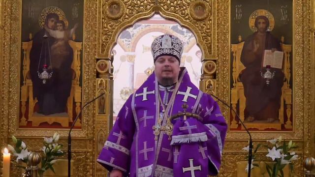 10.04.2022 Проповедь еп. Алексия на Литургии. Неделя 5-я Великого поста. Прп. Марии Египетской смотреть онлайн