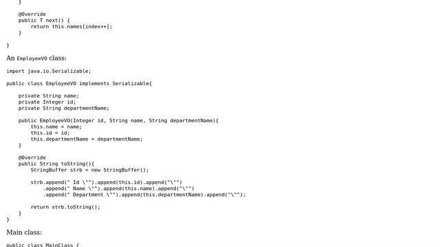Code Review: Implementation of iterator pattern for any array of elements смотреть онлайн