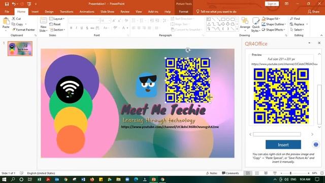 CREATE CUSTOM QR CODE IN MS WORD,EXCEL AND POWERPOINT смотреть онлайн