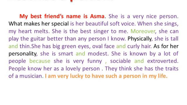 how to write a paragraph ( 2 examples ; describe a person/ funny story) كيف تكتب انشاء باللانجليزية смотреть онлайн