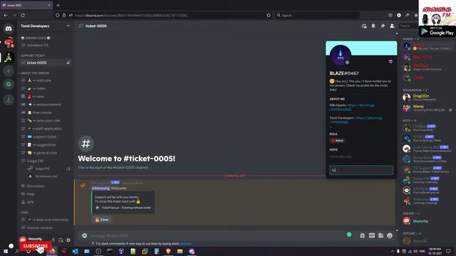 How to join Tamil Developers Discord Server | #cybersecurity #python #hacking #Blaze #tdcommunity смотреть онлайн