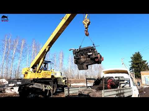 Вскрываем двигатель MERCEDES OM 457 от трактора Кировец К 744 смотреть онлайн
