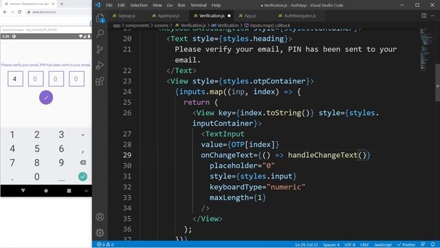 React Native Node JS OTP Verification - MERN Stack Project - Day 23 смотреть онлайн