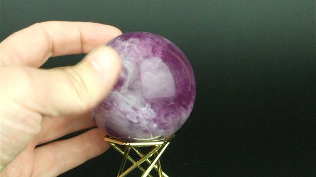 Шар из флюорита диаметр 64 мм // 657 смотреть онлайн