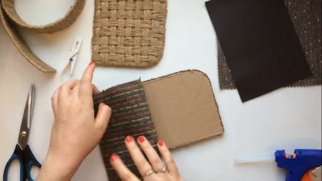 DIY Decorative Suitcase | Jute Weaving Idea | Jute And Cardboard Craft