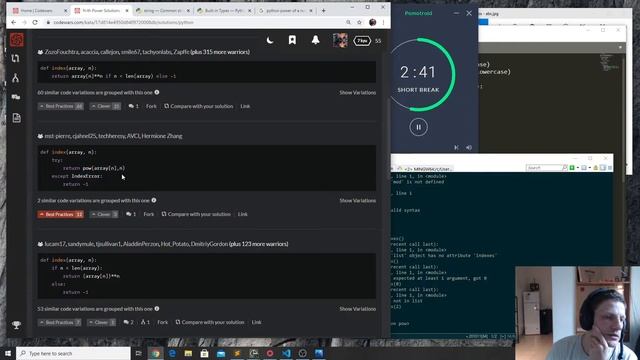 Решаем задачки на Codewars (8 kyu - 5 kyu) на Python смотреть онлайн