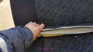 Замена обивки сидения Газель, подголовник и спинка