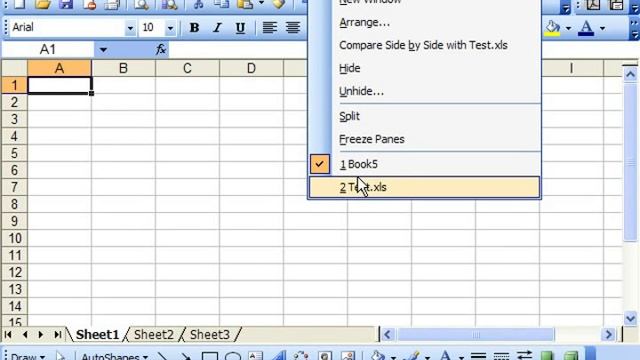 Excel 2003 Tutorial Managing Multiple Woorkbooks Microsoft Training Lesson 2.12 смотреть онлайн
