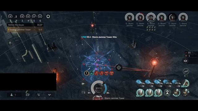 EVE Echoes - The Dormant Realm - Before The Abyss - Difficulty 8 - 10 Apocalypse Striker - Barrage смотреть онлайн
