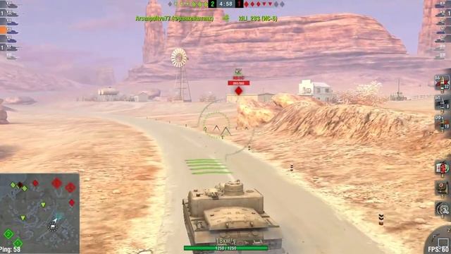 WoT Blitz PC AT7 Спартанец смотреть онлайн
