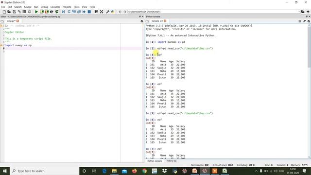 Python Pandas- Data Transfer between Files, Databases and DataFrames смотреть онлайн