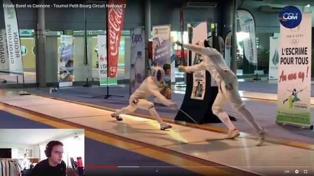 Cannone Vs Borel Epee Fencing Analysis, How to maintain a game plan. смотреть онлайн