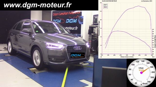 Reprogrammation DGM AUDI Q3 8U 2.0L TDI 140ch 2012 - EVO1 смотреть онлайн