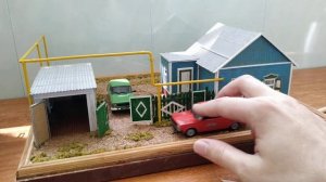 Диорама "Домик в Деревне" своими руками