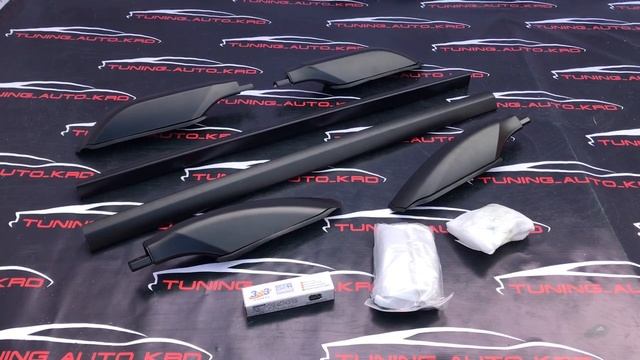 Рейлинги продольные Toyota Land Cruiser Prado 150 Чёрные смотреть онлайн