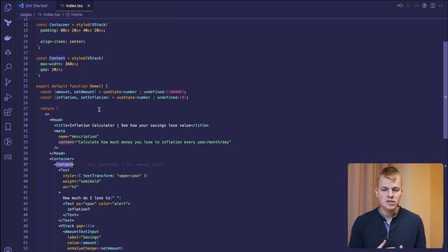 Inflation Calculator with React & TypeScript смотреть онлайн