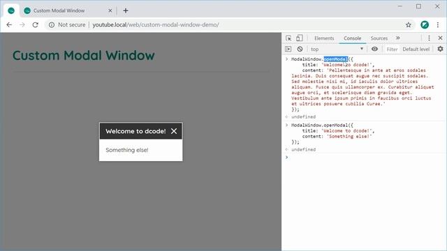 How to create a custom alert box - with HTML, CSS & JavaScript - Web Tutorial смотреть онлайн