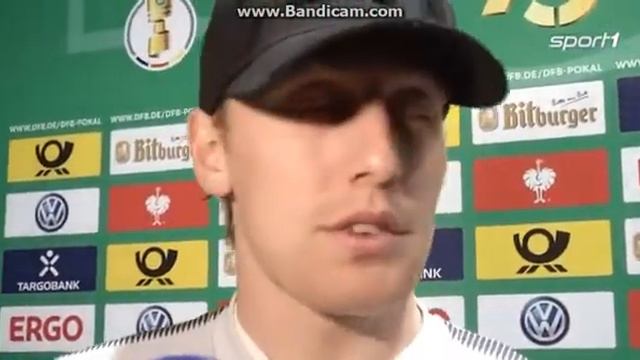 EMIL FORSBERG INTERVIEW NACH BAYERN MÜNCHEN DFB POKAL SPIEL смотреть онлайн