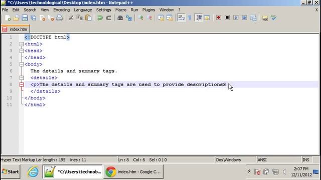 Learn HTMl code: details, summary смотреть онлайн