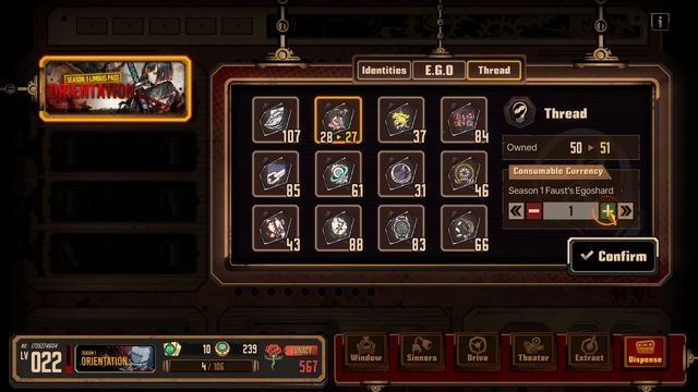 How to level up Sinners LIMBUS COMPANY смотреть онлайн