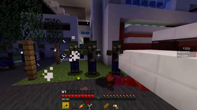 Ходячие мертвецы - Майнкрафт [Прохождение карты]