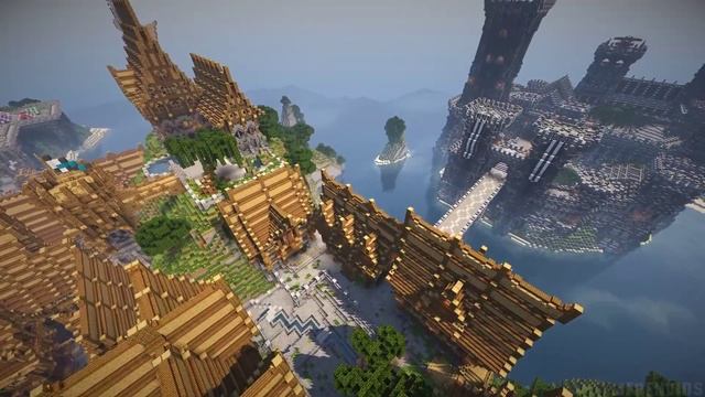 Minecraft - Lothaven City & Castle - Medieval Map смотреть онлайн