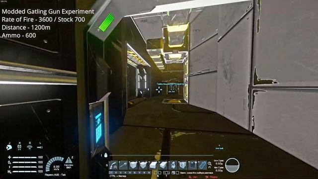 Space Engineers - Gatling Gun Rate of Fire Testing смотреть онлайн