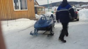 Самодельный подкат для снегохода