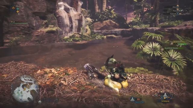 Monster Hunter World - Fishing Tutorial (Rod & Net) - Piscine Researcher - Angling for a Bite смотреть онлайн