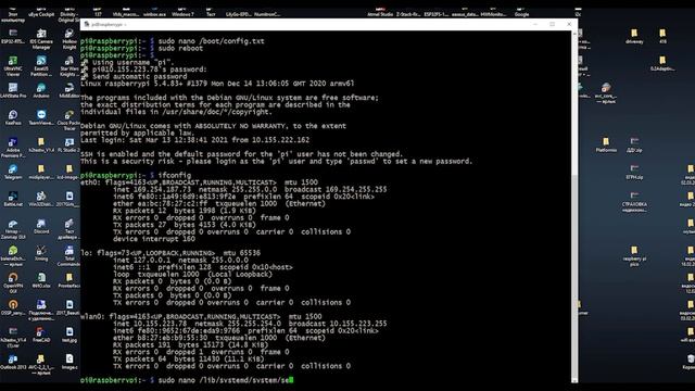 Настройка проводной сети на raspberry pi zero и enc28j60 смотреть онлайн
