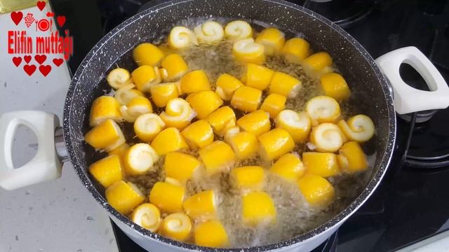 Portakal Kabuğu Reçeli Nasıl Yapılır - Tam ölçü Tam Kıvam Lokum Gibi Harika Bir Lezzet- (Sürüm 2)